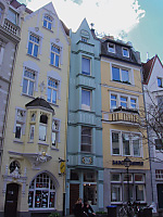 Colourful townhouses, Aachen