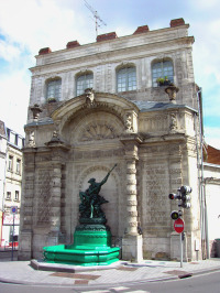 Fountain on Place du Pont de la Cit�, Arras