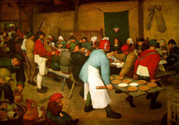 Peasant wedding
(c. 1568), by Pieter Bruegel the Elder