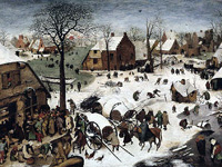 Le recensement de Bethlehem, Pierre Bruegel l'Ancien, Muses Royaux des Beaux-Arts, Bruxelles
