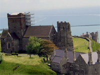 Chruch and Roman lighthouse, Dover