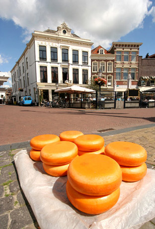 Gouda chesse on the market square