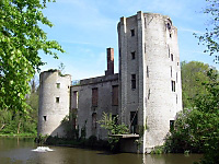 Ruins of the princely castle of Grimbergen