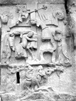 Irminsul on a 12th-century Christian carving