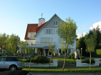 Orange-roofed white house, Knokke-Zoute