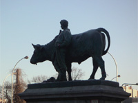 Statue of the Bull Tamer, Parc d'Avroy, Li�ge