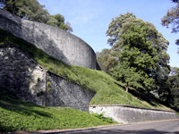 Bottom of the citadel of Namur