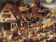 Proverbs, Pieter Bruegel the Younger
