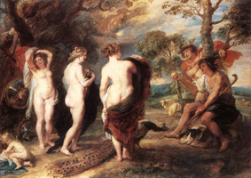 The Judgment of Paris
(c. 1636), by Peter-Paul Rubens