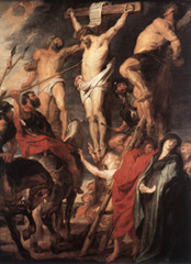 Christ on the Cross between the Two Thieves
(1619-20), by Peter-Paul Rubens