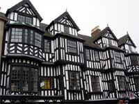 Tudor timbered houses, Shrewsbury