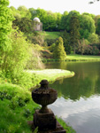 Stourhead Garden, view on the Temple of Apollo
