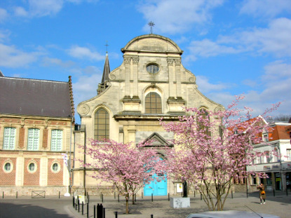Typical street of Valenciennes