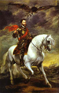 Portrait of Charles V of Habsburg on Horseback (1620) by Anthony van Dyck
