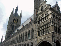 Lakenhalle of Ypres, Province of West Flanders, Belgium