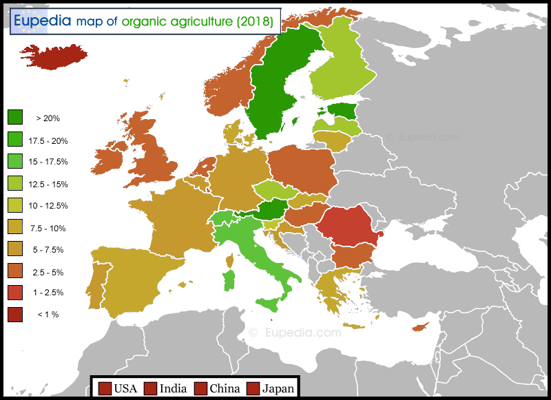Cartes d'Europe de l'environnement - Europe Guide - Eupedia