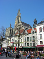Groene Plaats & Собор пресвятой богоматери, Антверпен