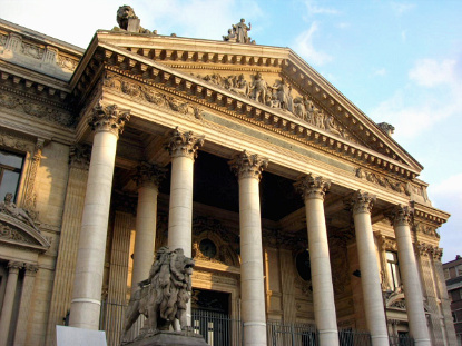 Brussels Stock Exchange, Brussels (© Eupedia.com)