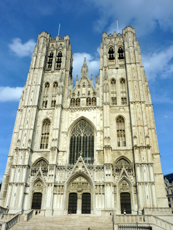 Cathedral of Brussels (© Eupedia.com)